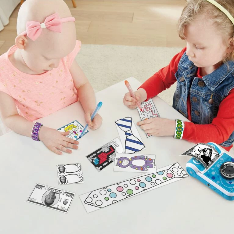 VTech KidiZoom PrintCam, High-Definition Digital Camera For Photos And Videos, Instant Prints, Flip-Out Selfie Camera - Image 3