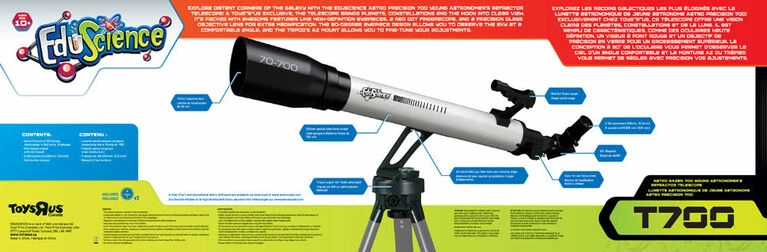 EXPLORE SCIENTIFIC 700mm Refractor Telescope - Image 3