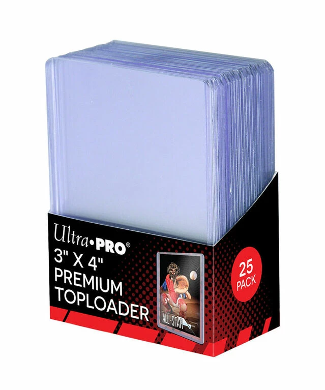 ECHO BRAND Ultra Pro 3" X 4" Super Clear Premium Top Loader