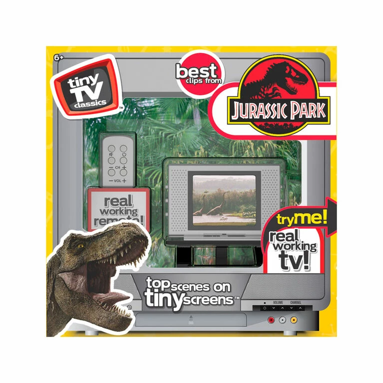 Basic Fun Tiny TV Classics: Jurassic Park - ClassicTV - English Edition - Image 6