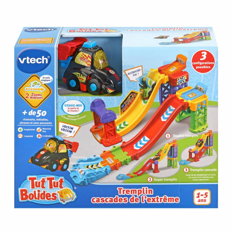 VTech Tut Tut Bolides 3-in-1 Launch & Go Raceway - French Edition - Image 4