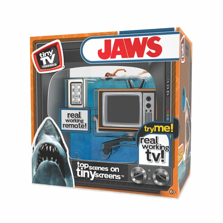 Basic Fun Tiny TV Classics - Jaws - Retro TV - English Edition - Image 5