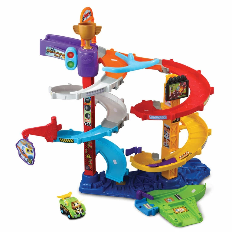 VTech Tut Tut Bolides Ultimate Corkscrew Tower - French Edition - Image 2