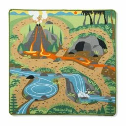 Melissa & Doug Prehistoric Playground Dinosaur Rug - Styles May Vary