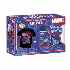 Funko POP! Collector's Box: Captain America Marvel Patriotic Age POP And Tee (M)