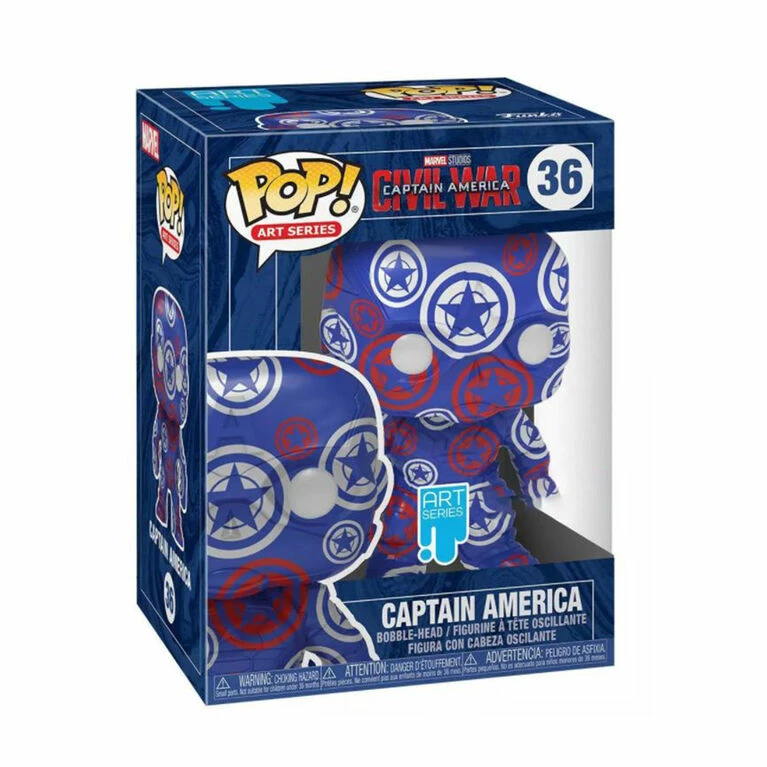 Funko POP! Collector's Box: Captain America Marvel Patriotic Age POP And Tee (M) - Image 3