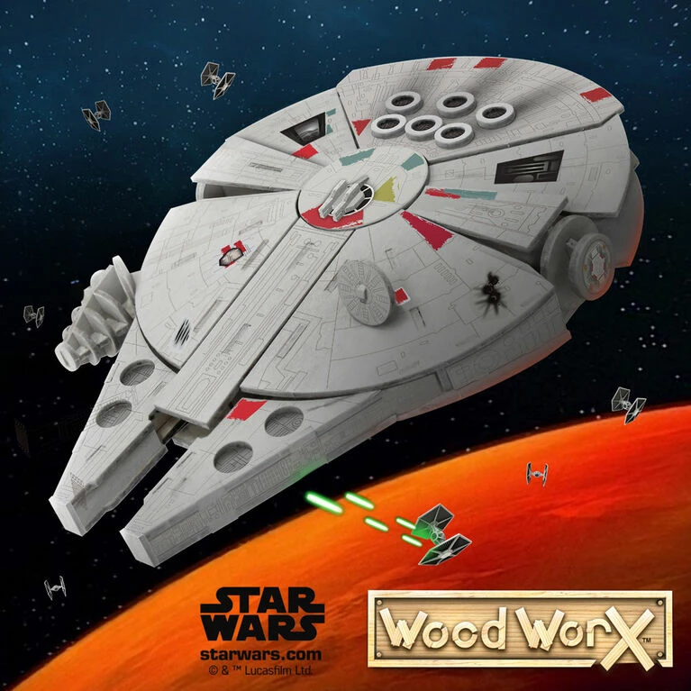 Wood Worx Star Wars - Millennium Falcon - Image 2